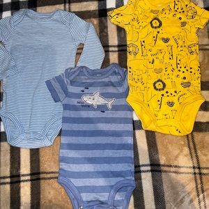 3 piece baby boy top set